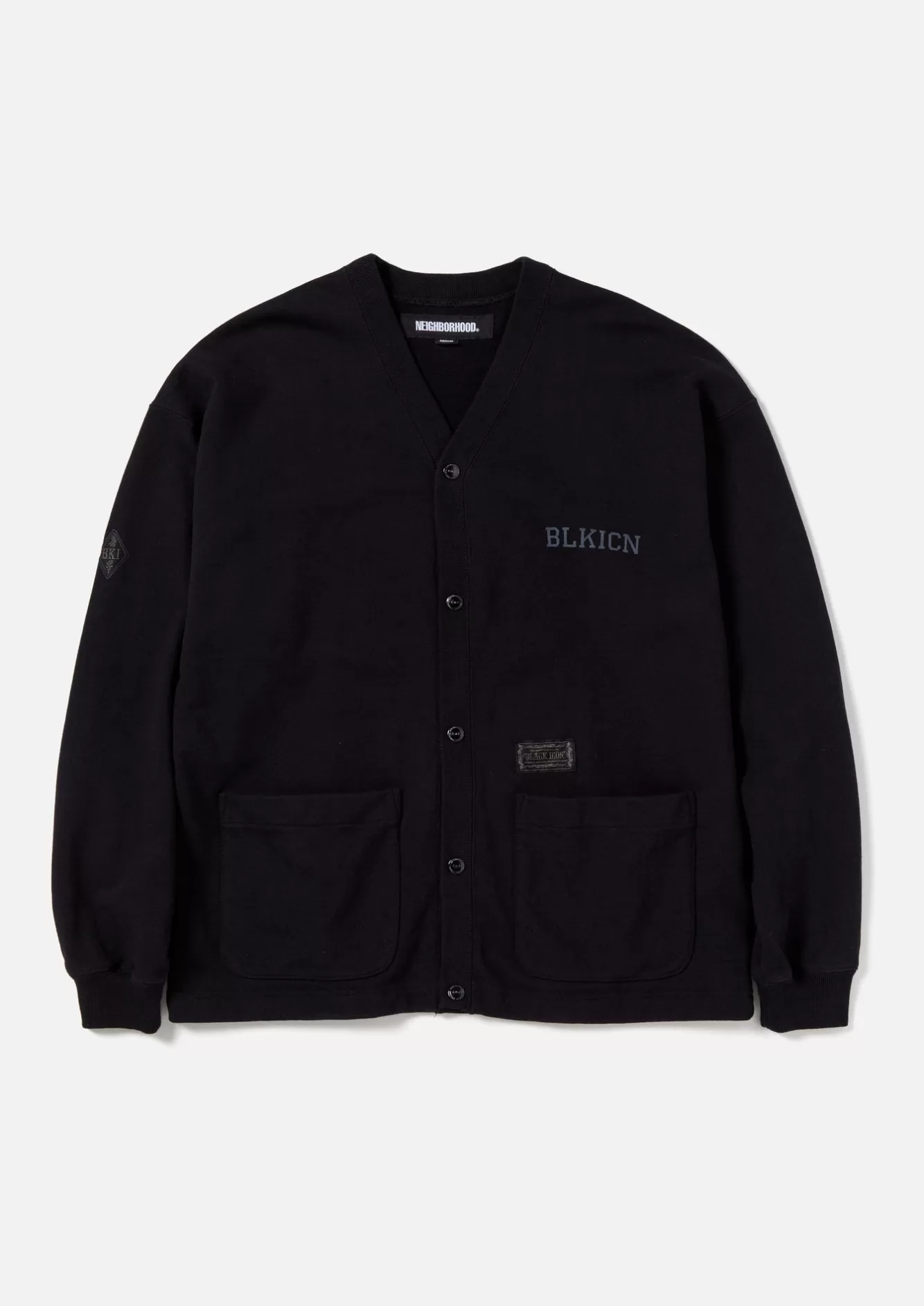 NEIGHBORHOOD Knit & Cut Sewn>Bi Sweatcardigan Ls Black