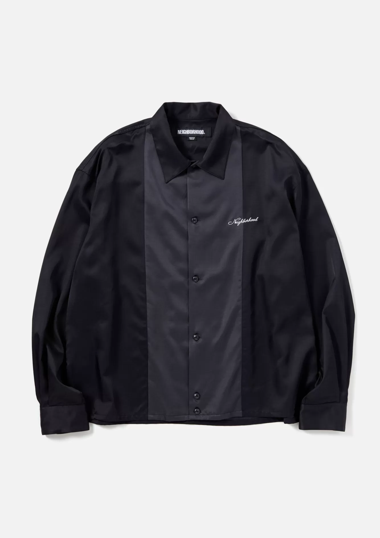 NEIGHBORHOOD Shirts>Bicolor Rayon Shirt Ls