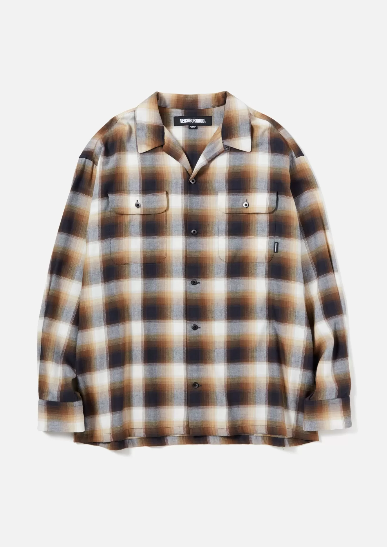 NEIGHBORHOOD Shirts>Blockombre Shirt Ls