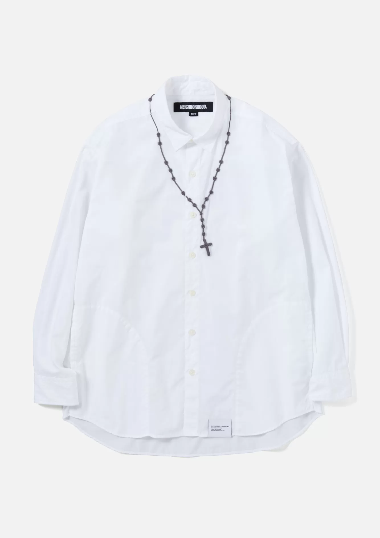 NEIGHBORHOOD Shirts>Cross Embroidery Shirt Ls