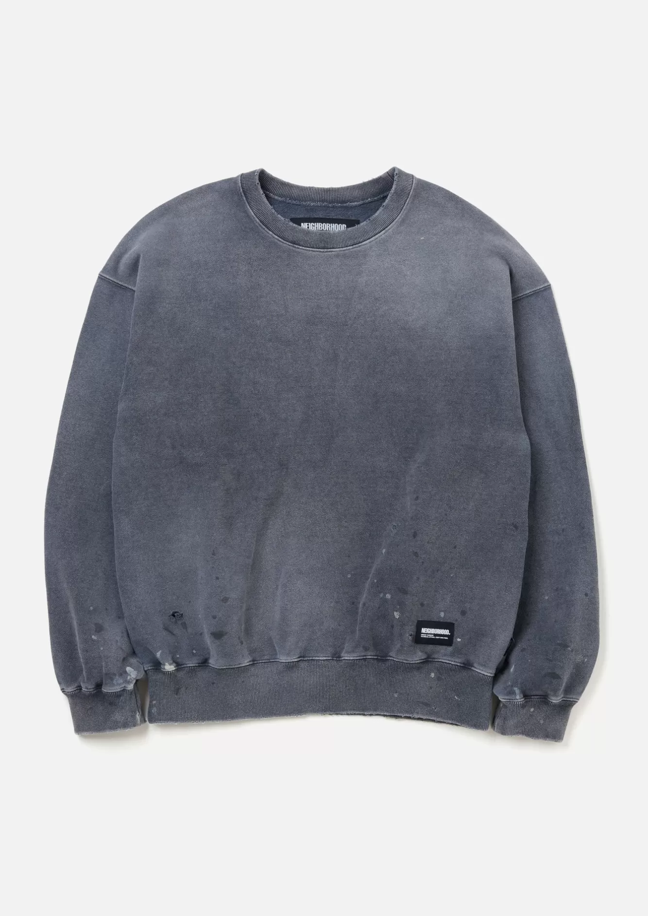 NEIGHBORHOOD Knit & Cut Sewn>Damage Sweatshirt Ls