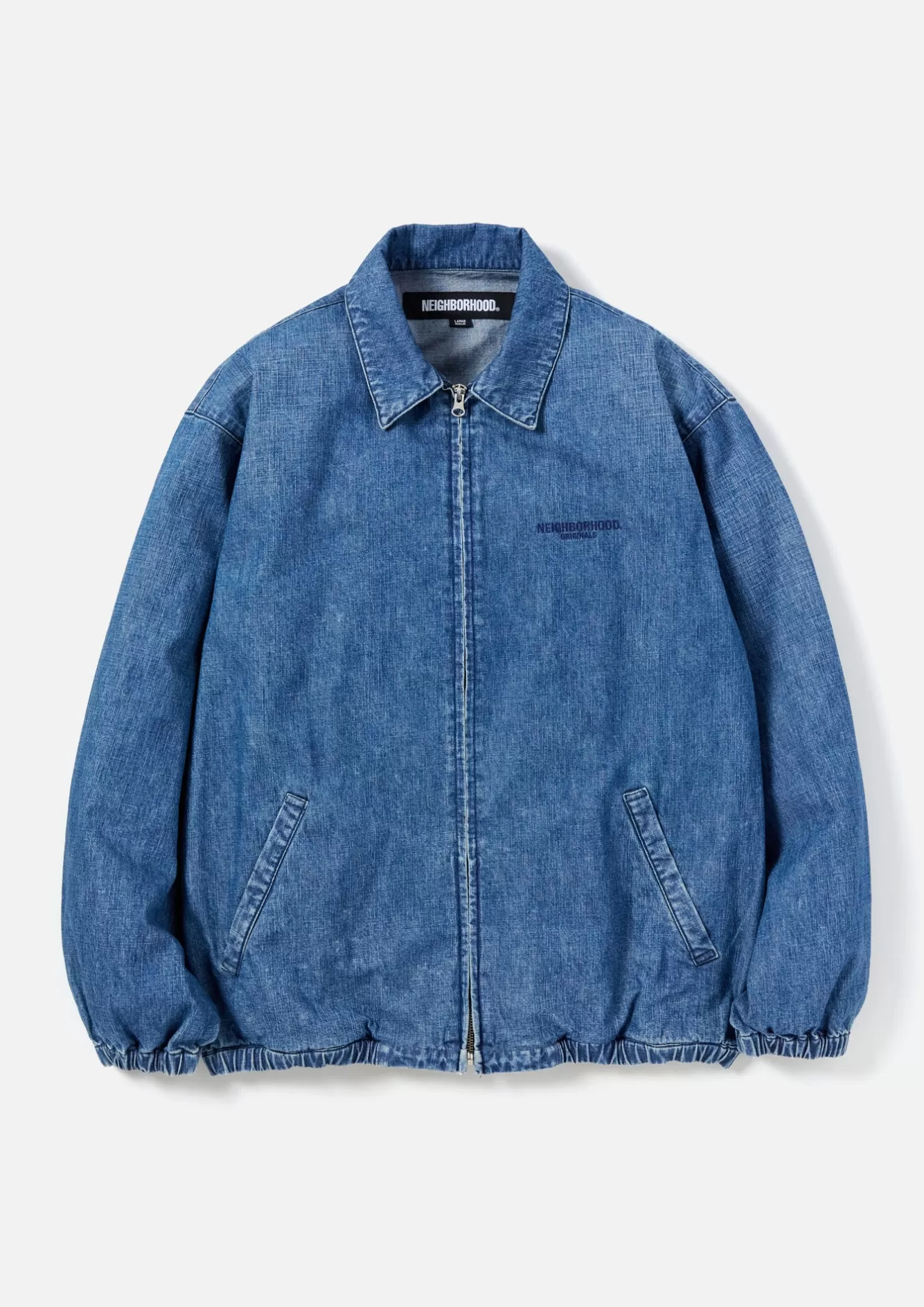 NEIGHBORHOOD Jackets>Denim Zip Work Jacket