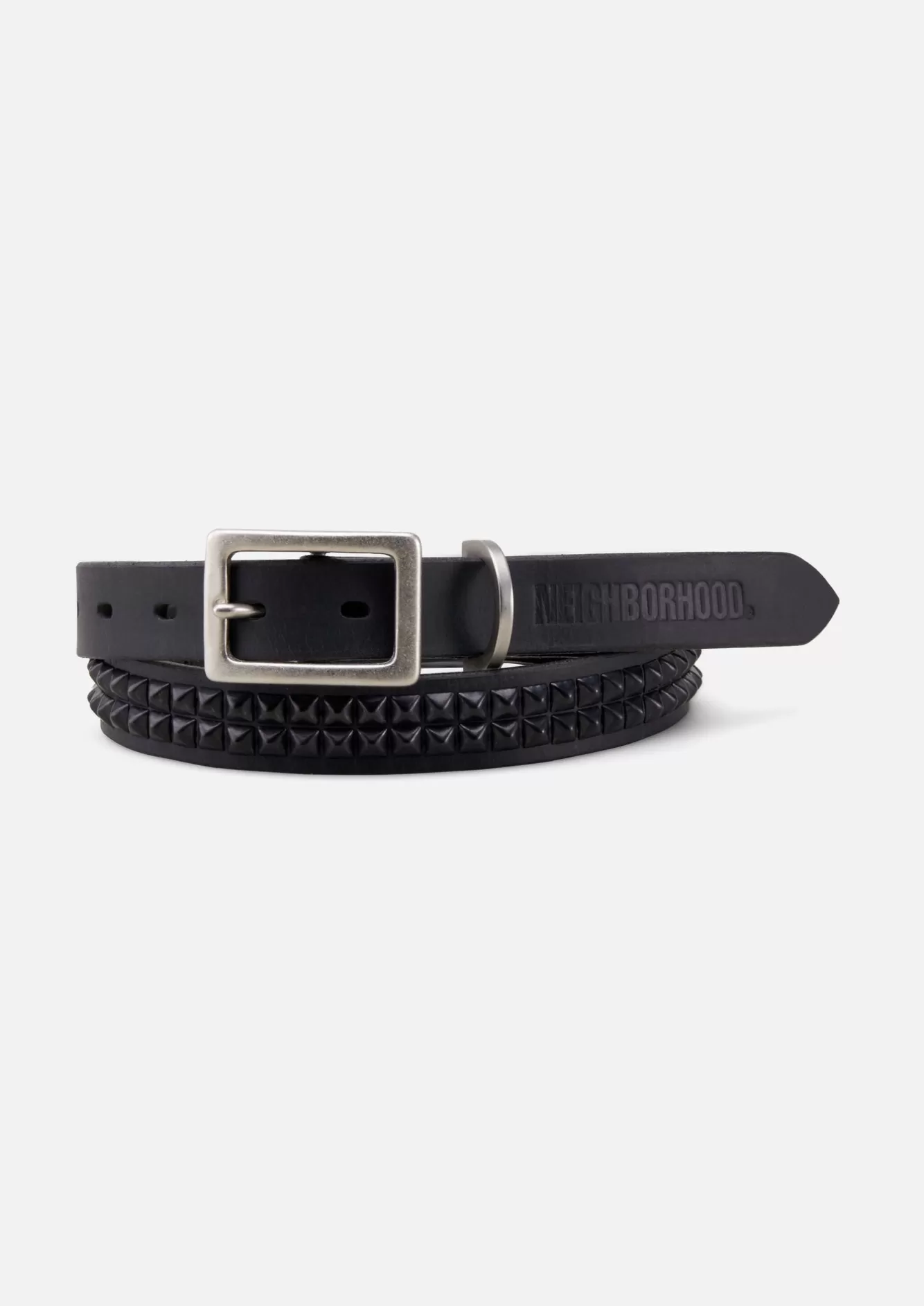 NEIGHBORHOOD Accessories>Double Studs Belt . Cl Black