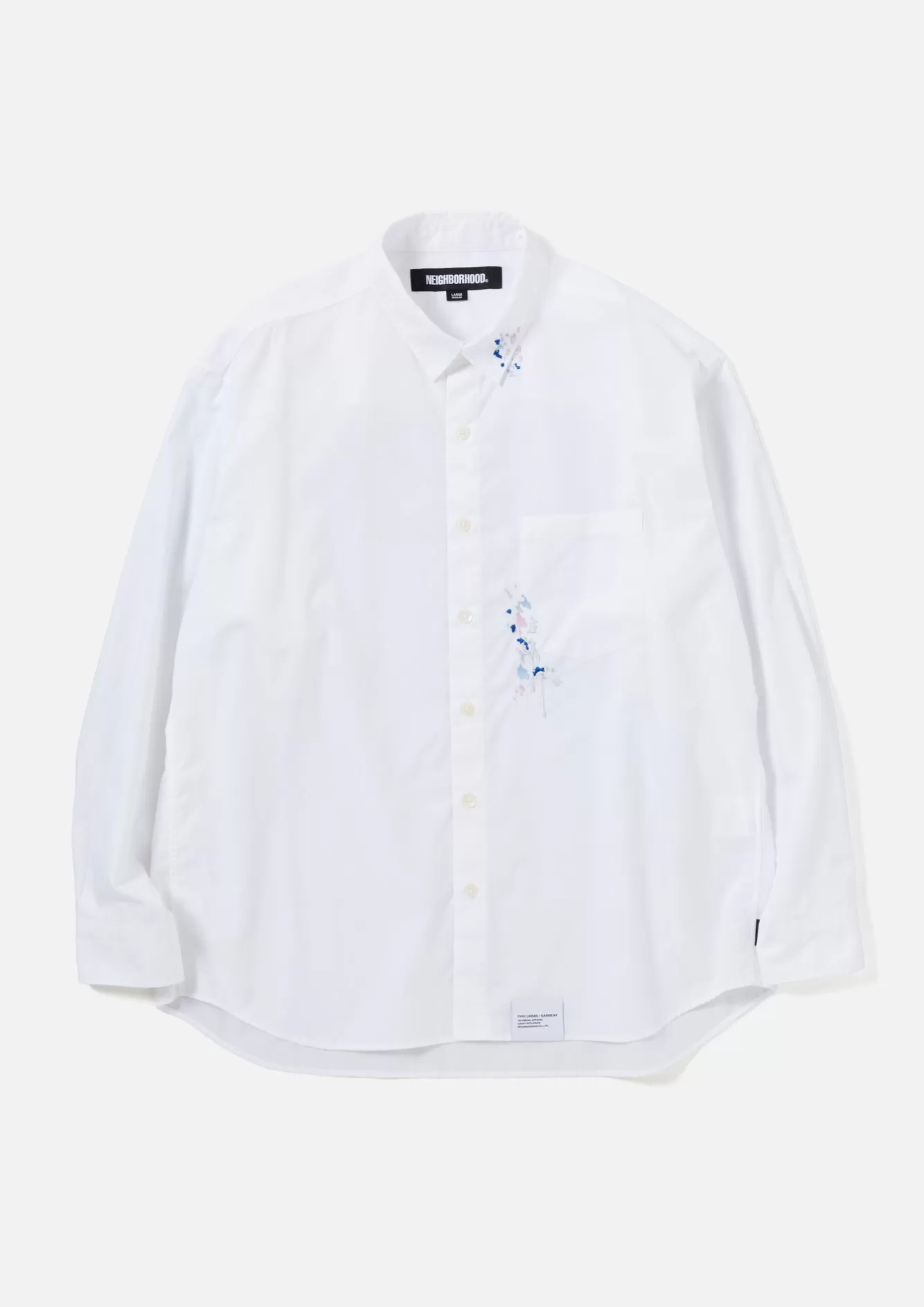 NEIGHBORHOOD Shirts>Drip Embroidery Shirt Ls