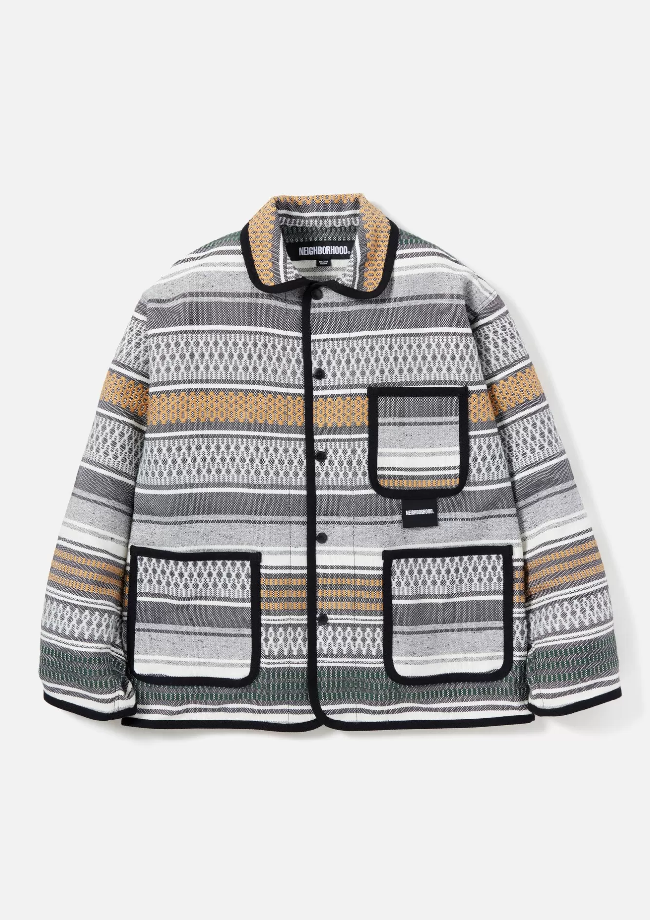 NEIGHBORHOOD Jackets>Mexican Blanket Jacket Gray