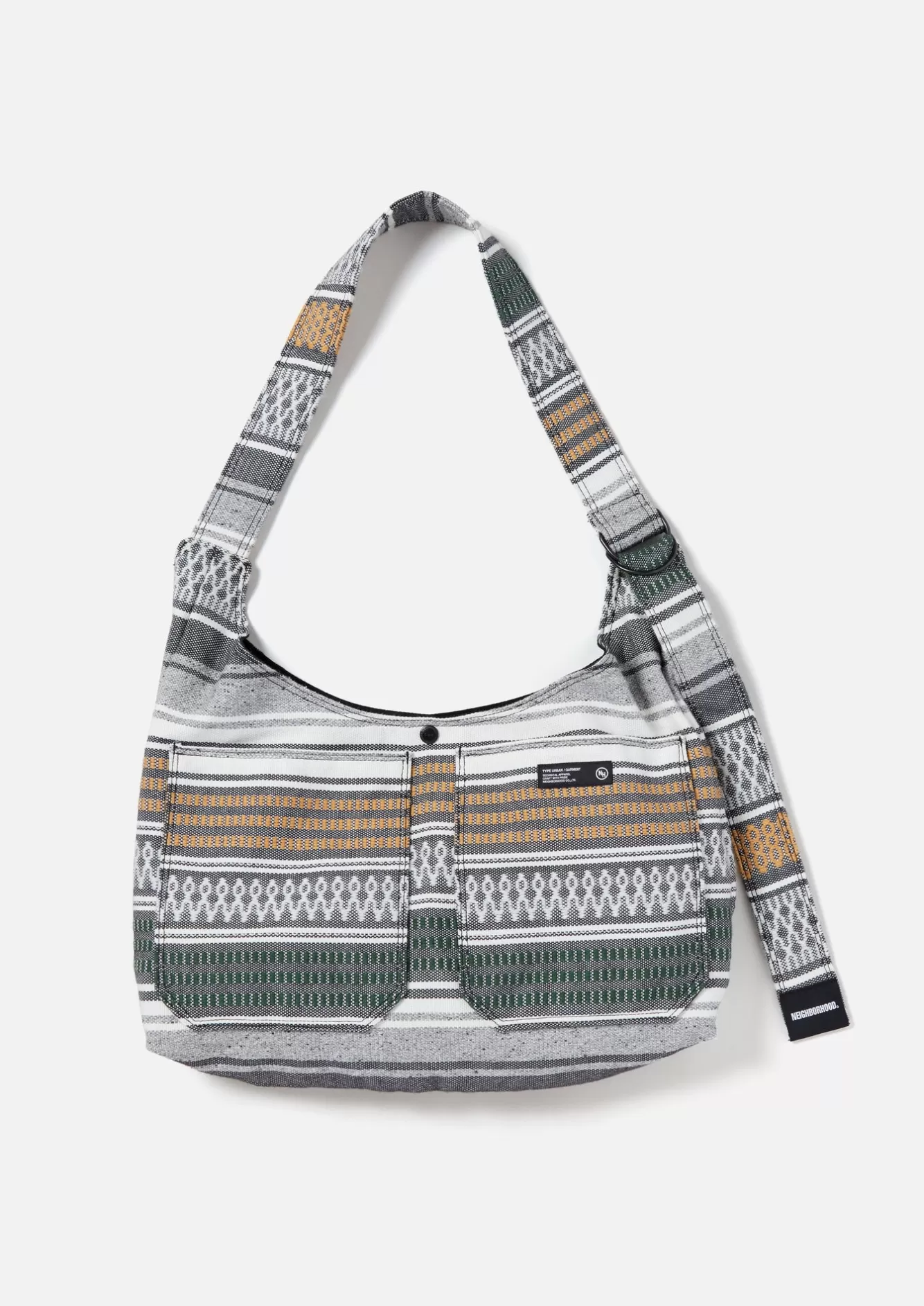 NEIGHBORHOOD Accessories>Mexican Blanket Shoulder Bag Gray