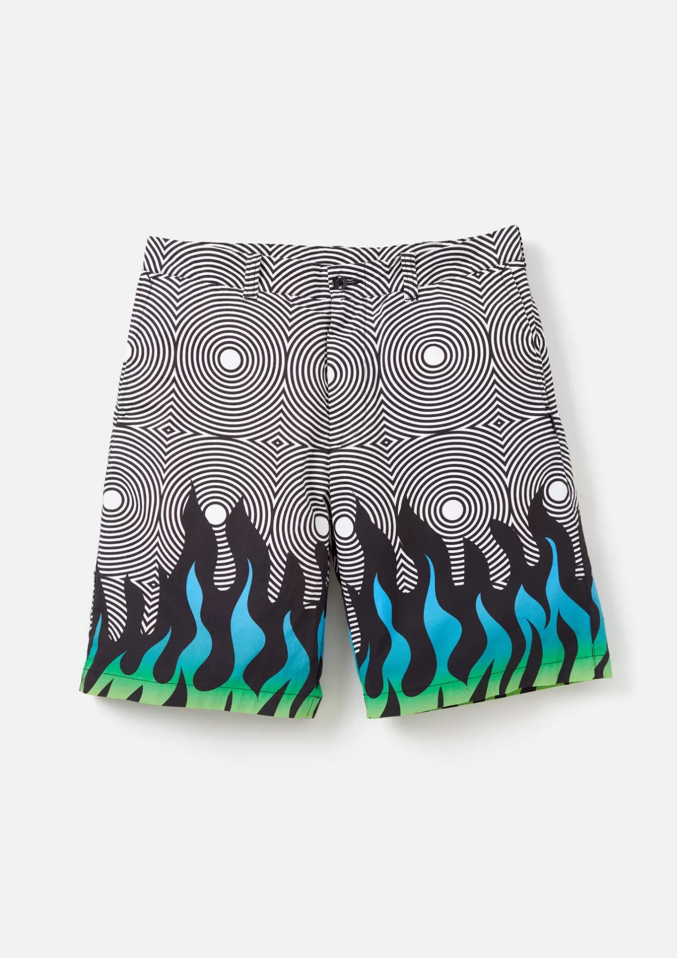 NEIGHBORHOOD Bottoms>Nh X Dsc . Flamepattern Short Pants Black