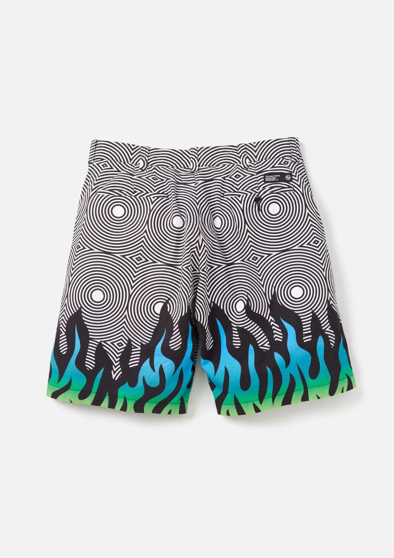 NEIGHBORHOOD Bottoms>Nh X Dsc . Flamepattern Short Pants Black