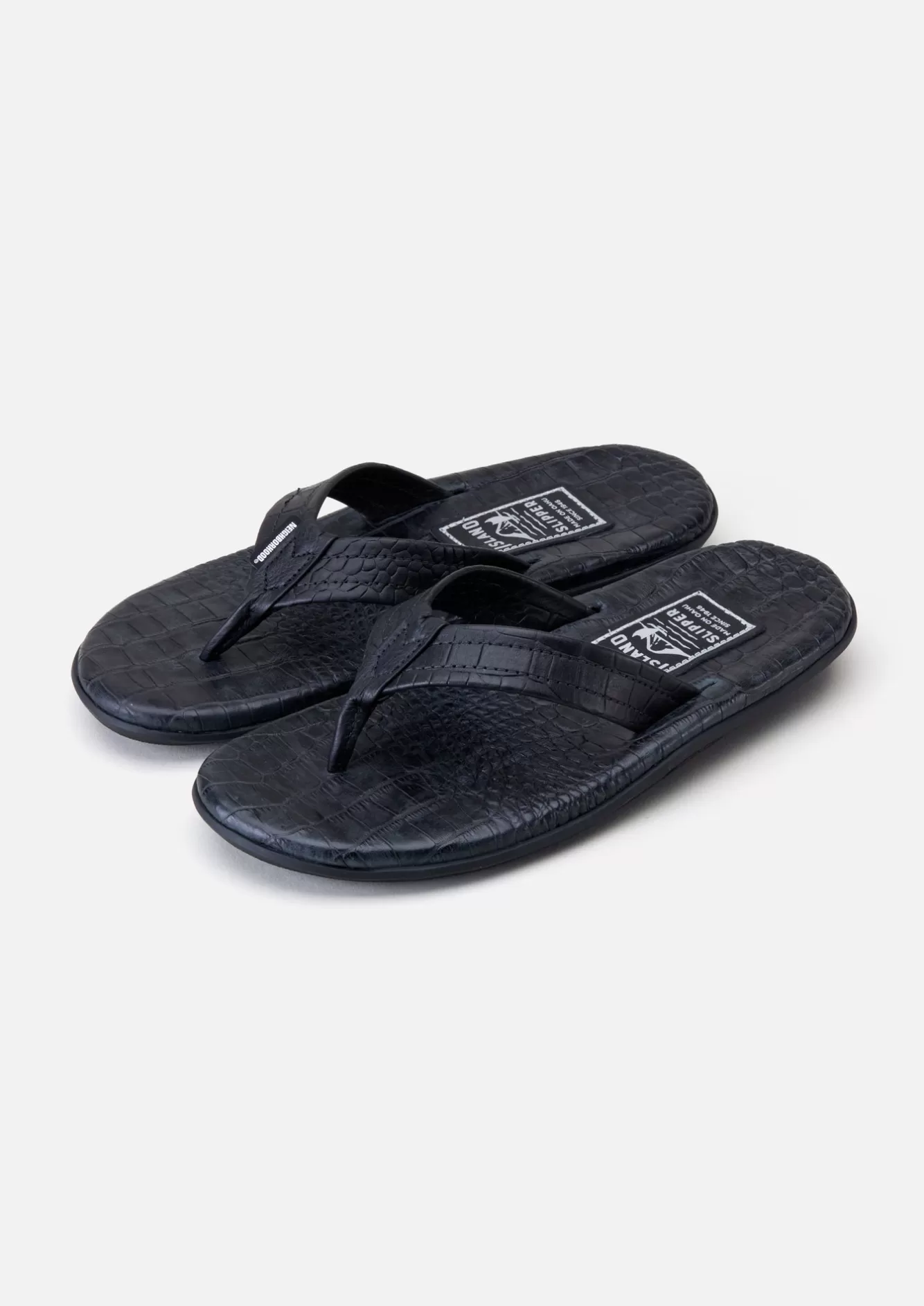 NEIGHBORHOOD Accessories>Nh X Island Slipper . Leather Sandal