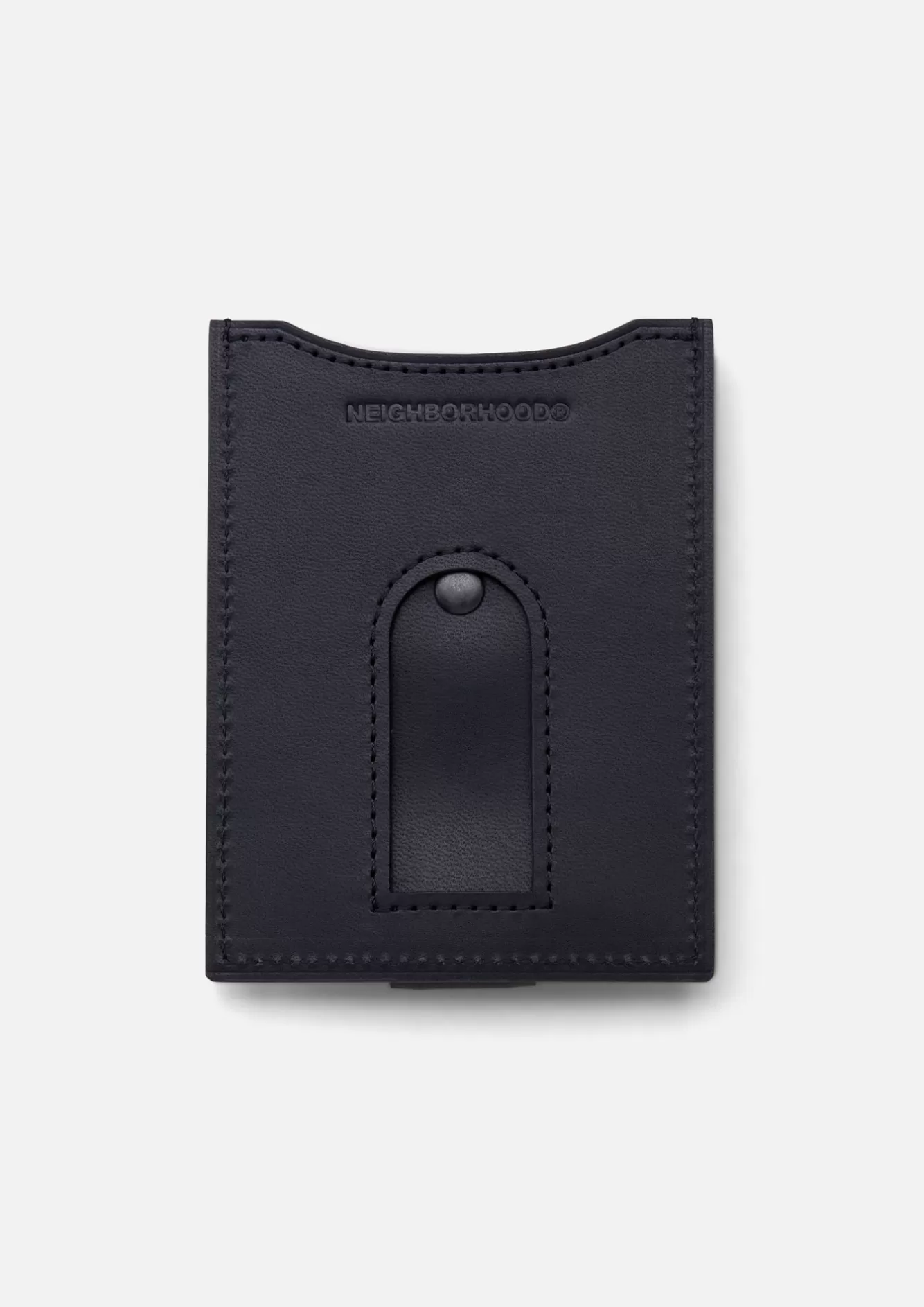 NEIGHBORHOOD Accessories>Porter . Leather Money Clip . Cl Black