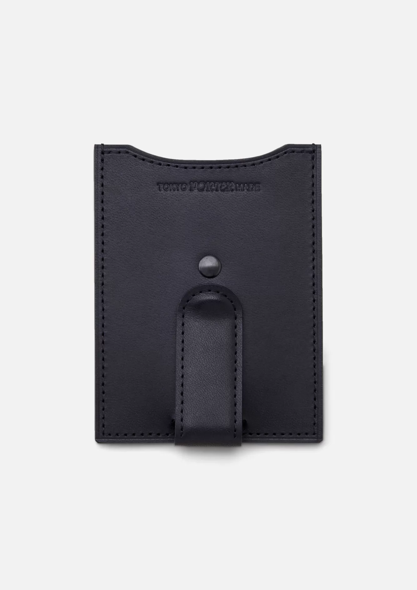 NEIGHBORHOOD Accessories>Porter . Leather Money Clip . Cl Black