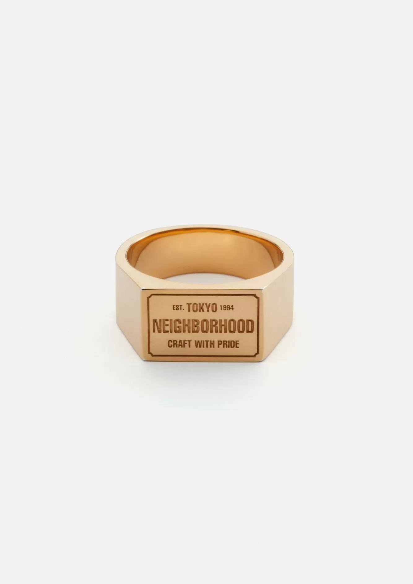 NEIGHBORHOOD Accessories>Signet Ring Gold