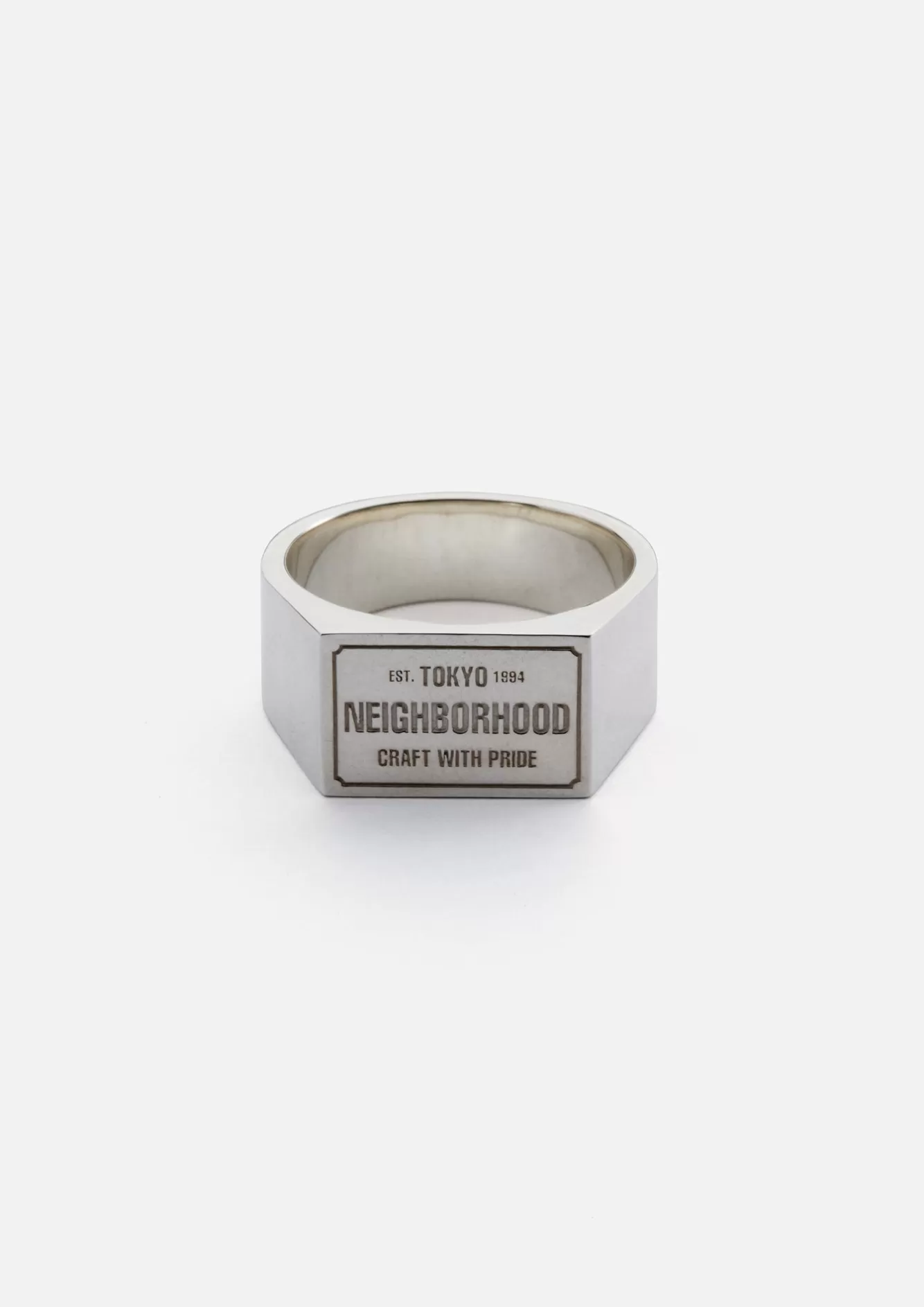 NEIGHBORHOOD Accessories>Signet Ring Silver